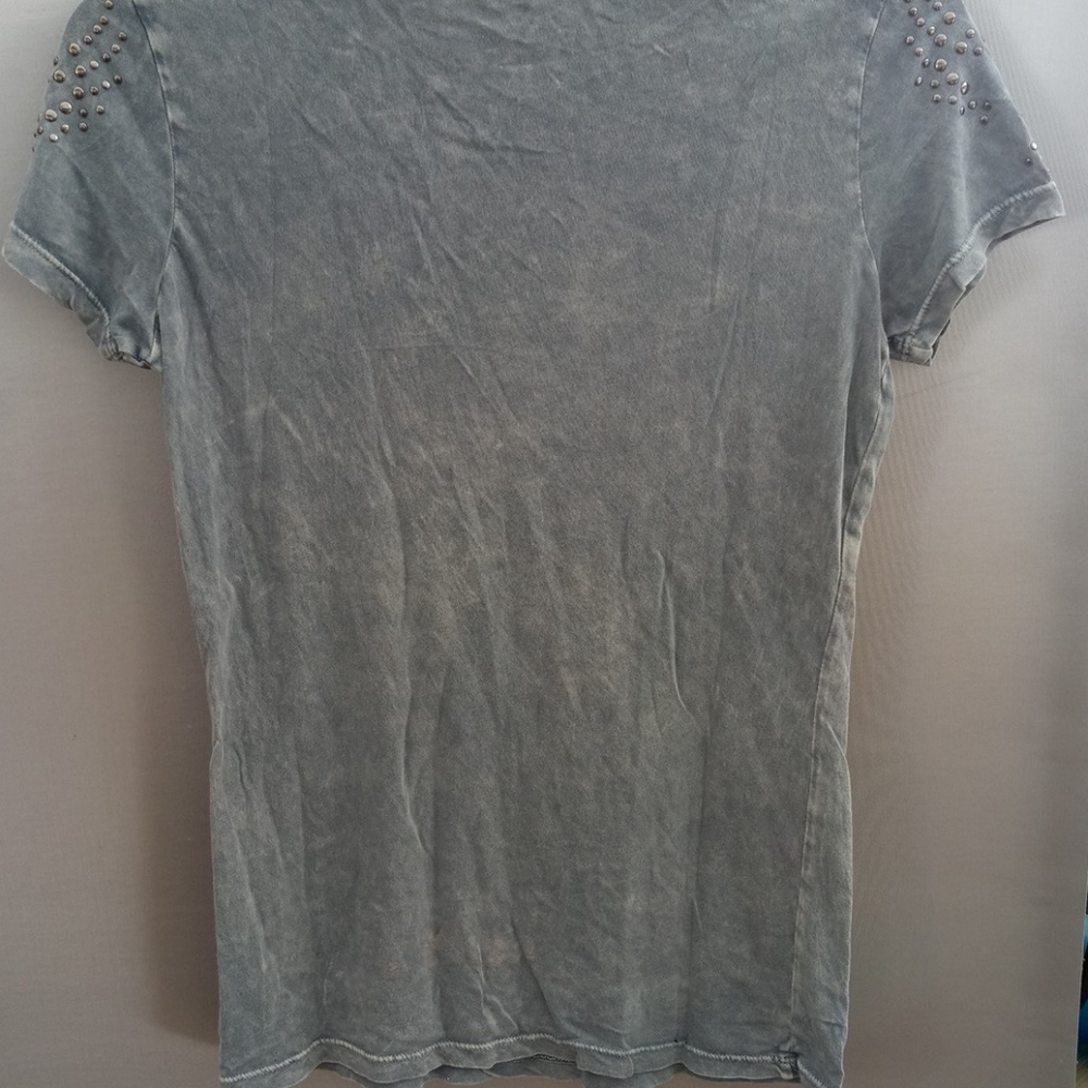 Charming Charlie S/S Vintage Look Bling Top Size M - Picture 3 of 3
